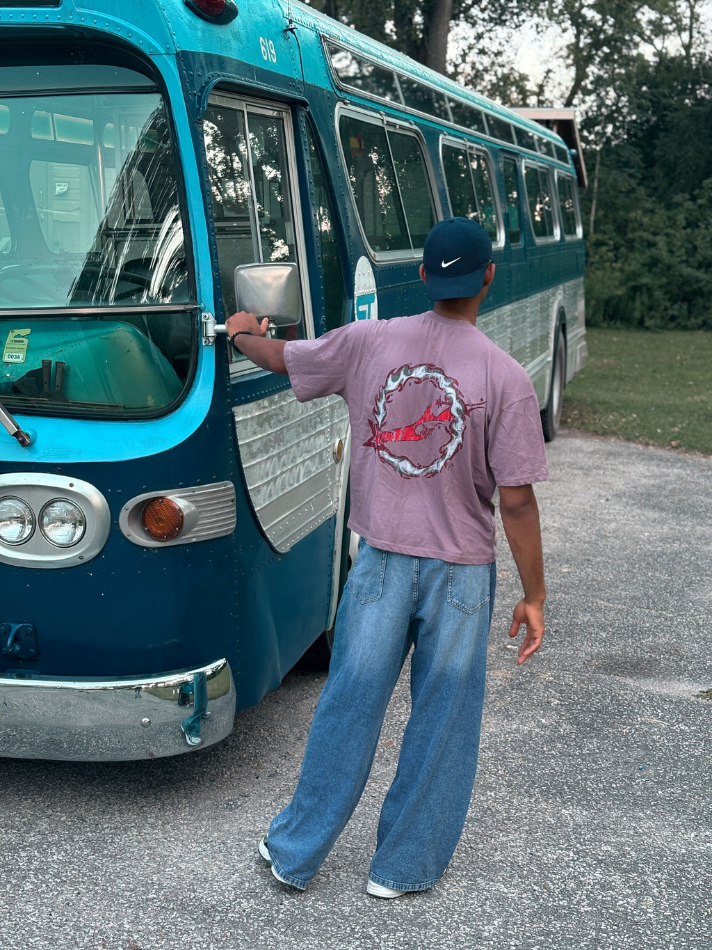 ODM Purple Rhinestone Tee