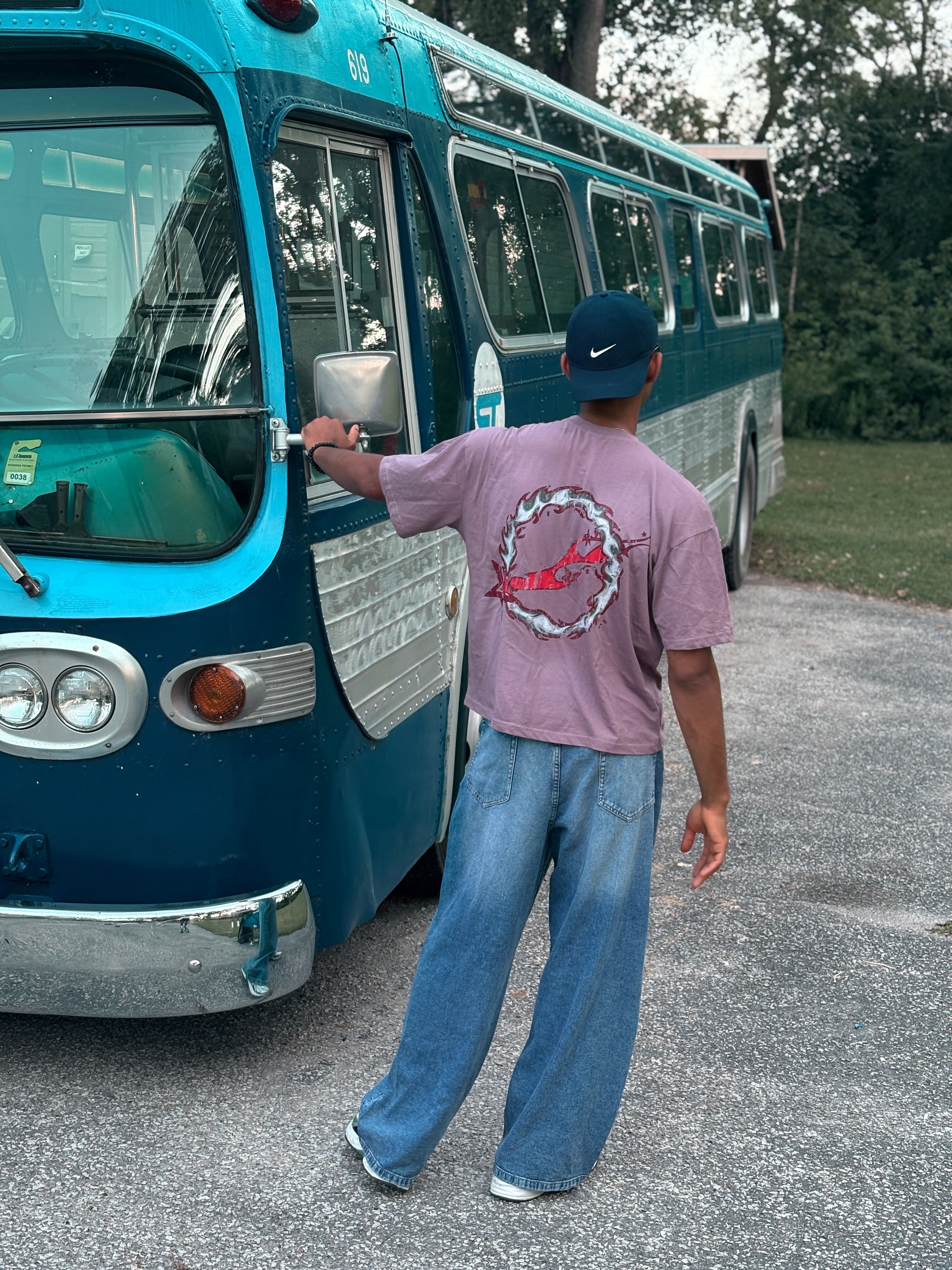 ODM Purple Rhinestone Tee